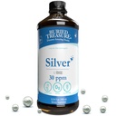 Tesoro enterrado Purificado Plata liquida 30 PPM - 16 oz. 96 Servimientos, Solución de plata de Nano no acumulativa, spray &amp; Suplemento dietético Inmune