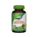 Manera de la naturaleza Manzana orgánica vinagre gummies, 500 mg Vinagre de sidra orgánica de manzana por servicio de 2 alimentos, sabor de manzana, 60 gummies (paquete mayo Vary)