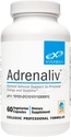XYMOGEN Adrenaliv - Suplemento de Apoyo Adrenal para promover la respuesta del cuerpo al estrés, promover la energía y la resistencia - Rhodiola Rosea, Eleuthero, Complejo Adrenal, Licorice, Vitamina B6 (60 cápsulas)