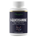 Suplemento V-Glucosamina paradisiaco, Salud Conjunta, Super Potent, Ultra Pura, Vegan, No GMO, Gluten Gratis, 120 cápsulas vegetarianas