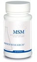 Biotics Research MSM Potent Sulfur Supplement, Collagen Production, Healthy Hair, Skin & Nails, Muscle and Joint Comfort. 60 cápsulas