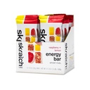 SKRATCH LABS Energy Bar ← Raspberry + Lemon (12 pack) ← Plant Based Healthy Snack TEN Low Sugar - 4g Protein ← non-gmo, sin gluten, libre de soja, vegan, kosher