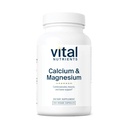 Nutrientes Vitales Calcio &amp; Magnesio Silencioso Calcio Vegan Suplemento con Magnesio Silencioso Soporte Bone Strength, Muscle y Heart Health* ← Gluten, Dairy, Soy Free ← No-GMO Silencio 100 cápsulas