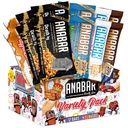 Anabar Protein Bar, The Protein-Packed Candy Bar, World's Best Tasting Protein Bar, No Sugar Alcohols, High Protein, Amazingly Delicious, 20 Grams of Protein (12 Bares, Variedad Pack)