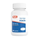 Rugby Timed-Release Niacin 1000mg Suplemento dietético para Adultos por Energía, Circulación y Metabolismo Apoyo, 100 Captabs (Pack of 1)