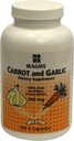 Productos de Seagate Carrota y Ajo 500mg 300 cápsulas