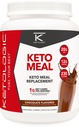 KetoLogic Keto Meal Reemplazo Polvo de Shake para resultados óptimos + MCT Aceite + Grass-Fed Whey - Perfectly Formulated Macros for Ketosis - 20 Servings - Chocolate