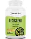 NaturalSlim Natural Soy Lecithin Granules with Choline - Pure &amp; Fresh Granulated Lecithin Supplement for Cleansing " Cognitive Support - Non-GMO Food Grade - 1 Pound