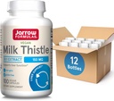 Jarrow Formulas Milk Thistle 150 mg - Antioxidant Supporting Immune Response, Liver Function & Glutathione - Hasta 100 Servings (Veggie Capsules), Pack of 12
