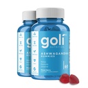 Goli Ashwagandha & vitamina D Gummy 120 Cuenta - Relájate. Restaurar. Relájate. (Mixed Berry, KSM-66, Vegan, Plant Based, Non-GMO, Gluten-Free &amp; Gelatin Free), Pack de 2