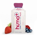 Huma Plus (Doble Electrolytes) - Chia Energy Gel, Berries & Pomegranate, 12 Gels - Stomach Friendly, Real Food Energy Gels