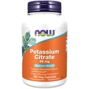 AHORA Suplementos de alimentos, Citrato de potasio 99 mg, soporta equilibrio de electrolitos y pH normal*, Mineral esencial, 180 cápsulas