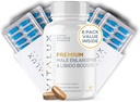 VITALUX Silencioso #1 Dosed Premium Erection Support &amp; Libido Booster ← Acción rápida Sangre Flujo, Talla &amp; Firmness for Men's Enhancement ← L-Arginine + 18 Ingredientes  3rd Party Tested + USA Made - 60 Pills