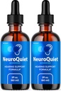 (2 Pack) NeuroQuiet Drops - Official NeuroQuiet Daily Hearing Support All Natural Clean Liquid Advanced Formula for Ear Health, Auditory Clarity & Inner Ear Balance Reviews, 2 Botellas para 2 meses