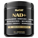 NAD+ Suplemento con Nicotinamide Riboside, Resveratrol, Quercetin, Turmeric, Rhodiola Rosea - 60 Conde