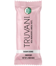 Truvani Plant Based Snack Bares ← Sugar Cookie 1 Pack ← 6g Protein Silencio USDA Orgánica y Vegan ← El único Bar ← Dairy, Soy y Gluten Free ← Individuamente Afectado