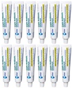 Globo (12 Pack) Triple Antibiótico Primer Intento de primeros auxilios 1 oz, Intento antibiótico de primeros auxilios, Protección de infecciones de 24 horas, Tratamiento de la lujuria para Raspas, Quemaduras y cortes menores