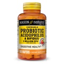 MASON NATURAL Acidophilus Probiótico con Bifidus, 50 Day Supply, Supports Healthy Normal Digestion, Strawberry Flavor, 100 Chewable Wafers