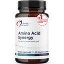 Diseños para la Sinergia del Aminoácidos de Salud - Aminoácidos Esenciales Vegetarianos Suplemento con BCAAs, Alpha-Ketoglutarate, Metionina + B6 (P-5-P) - Soporte para atletas + musculos (120 cápsulas)
