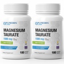 Puregen Labs Magnesium Taurate 1500mg por Serving [High Potency] Total 360 Veggie Caps, Chelated for Superior Absorption, Non-GMO, NO Gluten and Dairy tención Made in USA