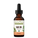 Banyan Botanicals Ear Oil – Organic Herbal Oil Ear Drops with Ashwagandha and Garlic – Soothing and Comforting for The Ears – 1 oz – Non GMO Sostenably Sourced Vegan