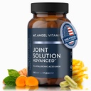Mt. Angel Vitaminas - Solución Conjunta Avanzada, con Complejo de Curcumin C3, Glucosamina, Ácido Hialurónico, Bromelaina, Collagen Tipo 2 &amp; MSM, mejora la fluidez &amp; soporta Confort Conjunto (60 cápsulas)