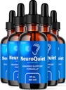 (5 Pack) NeuroQuiet Drops - Official NeuroQuiet Daily Hearing Support All Natural Clean Liquid Advanced Formula for Ear Health, Auditory Clarity & Inner Ear Balance Reviews, 5 Botellas para 5 meses