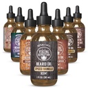 Vikingo Revolución Aceite de barba de vainilla picada para hombres - Aceite de barba de hombres naturales con aceite de argán y Jojoba - Suave la barba, fortalece y hidrata