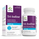 Terry Naturalmente Tri-Iodine - Asistencia para la salud tiroidea - Ayuda equilibrio hormonal con yodo molecular de Kelp - Características Iodide de potasio & Iodide de sodio - Cerebro & energía Apoyo - 6.25mg, 90 cápsulas