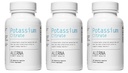 Citrato de potasio 99 mg - Soportes Balance de electrolitos y pH normal - Esencial de piedra de riñón mineral Suplemento de apoyo - 100 cápsulas vegetarianas (Pack of 3)