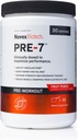 Novex Biotech PRE-7 Pre-Workout Powder para Hombres - Boost Energy, Focus y VO2 max, Support Hydration Durante el ejercicio prolongado*, Fruit Punch