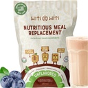 WitiWiti Vegan Meal Replacement, Unflavored - Plant Based Protein Powder 23g - Superfood, Greens, Prebióticos, Vitaminas y Minerales - Dairy plagado gratis - All in One Shake for Women &amp; Men, 15 Svgs