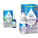 TheraTears Extra Dry Eye Therapy Lubricating Eye Drops for Dry Eyes, 0,5 fl oz Bottle, 2 Count " SteriLid Eyelid Cleanser and Face Wash, for irritated eyes, 2 fl oz Spray