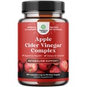 Limpieza de cápsulas de vinagre de la sidra de Apple - ACV Profundidad de limpieza y desintoxicación de píldoras para la salud de Gut y Digestiva con cáyena de adelgazamiento - ACV de fuerza adicional para la limpieza del hambre y el cuerpo completo 180 Conde