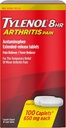 Tylenol 8 cápsulas de dolor de artritis, 650mg - 100 ct, Pack de 4