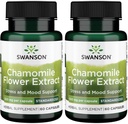 Swanson Chamomile Flower Extract 500 Milligrams Estándarizado a 1,2% Apigenin 6 mg por cápsula 60 cápsulas (2 Pack)