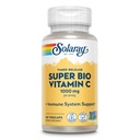 SOLARAY Super Bio Vitamina Buffered C 1000mg, Dos etapas, Timed Release Vitamin C with Bioflavonoids, Immune Support Supplement - High Absorption, Vegan, 60 Day Guarantee, 30 Servings, 60 VegCaps