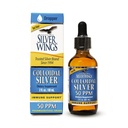 Natural Path Alas de Plata Colloidal Plata 50ppm (250mcg) Immune Support Suplemento 2 fl. oz. Dropper