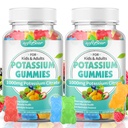 softbear Potasio Citrate Gummies, Potasio de Potencia Alta Citrate 1000mg Soportes Leg Cramps &amp; Muscle Health Potassium Gummies for Adults &amp; Kids Mixed Fruit Flavor 120 Conteo