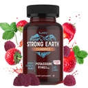 YumVs Potasio Suplemento Gummies - Flavor de Fresa - 99 mg (como Citrato de Potasio) por Serving - Soportes Electrolyte Balance - Vegetariano Kosher Halal Gluten Free Pure Potassium Gummies (60 Cuenta)