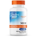 Los mejores médicos MSM, soporta el cabello, la piel, las uñas, las articulaciones, no GMO, Gluten Free, Vegan 120 Tablets