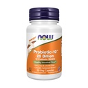 AHORA Suplementos de alimentos, Probiótico-10TM, 25 millones, con 10 Strains Probióticos, Lácteos, Soy y Gluten Gratis, Verificados de Strain, 50 cápsulas de Veg