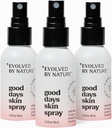 Evolucionado por Nature Body Spray & Face Mist for Eczema-prone skin, Good Days Skin Spray, 3 Pack, Clinically Proven Body & Facial Spray, Helps Reduce Irritation & Redness of Dry &amp; Sensitive Skin
