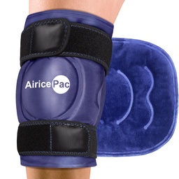 Empaquetado de hielo para el alivio del dolor de rodilla, tejido de gel reutilizable para lesiones, hinchazón, cirugía de sustitución de rodillas, terapia de compresión en frío para la artritis, hilo de menisco y LCA, azul
