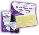 Tinea Versicolor Full Body Value Pack - Targeted Relief Liquid (15mL) + 1 Anti-Itch Soap ← Ingredientes Naturales para el Ringworm, Candida, Itch &amp; Tinea tuvieron Gentle for All Skin Types 