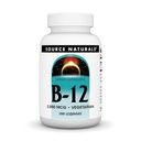 Fuente Naturals Vitamina B-12, Apoyo a la Producción Energética, 2000 mcg - 200 Lozenges Vegetarianos
