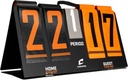 CHAMPRODeluxe Flip-a-Score Scoreboard (Puntos, Períodos, Juegos)