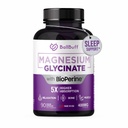 Magnesio Glycinate 400mg - 5X Absorción Superior - Apoyo Stress Relief, Sleep, Bone Health - 100% Chelated - Puro Magnesio Suplemento - 90 Veggie Capsules