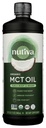 Nutiva Organic MCT Aceite, Desflavorado, 32 Oz, USDA Organic, Non-GMO, Non-BPA, Whole 30 Aprobado, Vegan, Gluten-Free &amp; Keto, 14g MCT por Serving " Neutral Flavor for Energy Boost to Coffee, Shakes and Salads