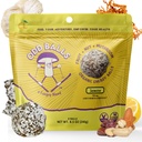 ODD BALLS Organic Energy Balls Lemon - Superfood Mushroom Snack - Running, Cycling, Hiking - Gels, Bares Alternative - Lion's Mane Focus, Cordyceps Energy - Vegan, Gluten Free Snacks for Kids &amp; Adults